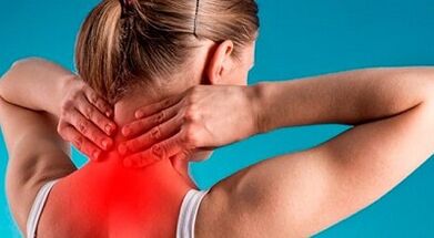 Die Hauptmanifestationen der zervikalen Osteochondrose