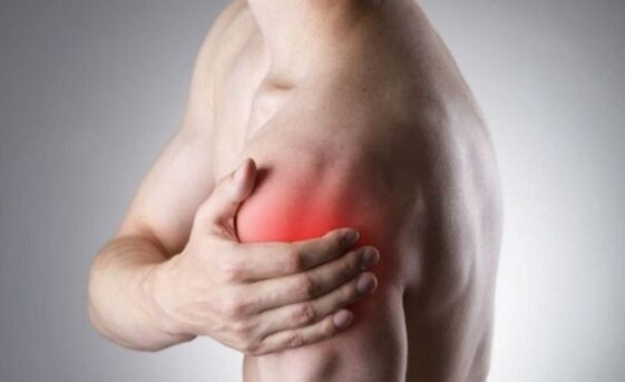 Glenohumerale Arthritis als Ursache für Rückenschmerzen unter dem linken Schulterblatt